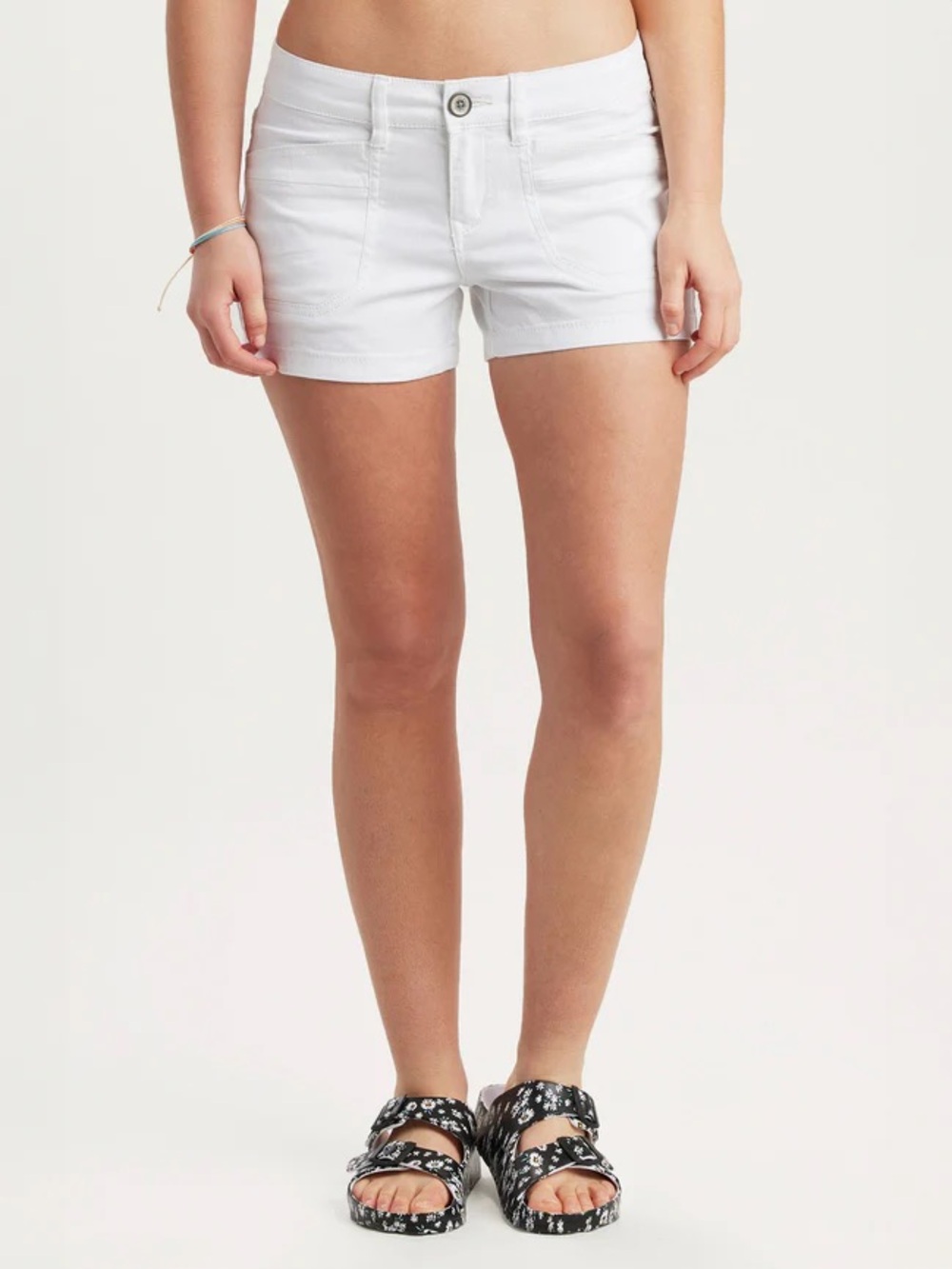 Unionbay Delaney Stretch Utility/Twill Shorts in White